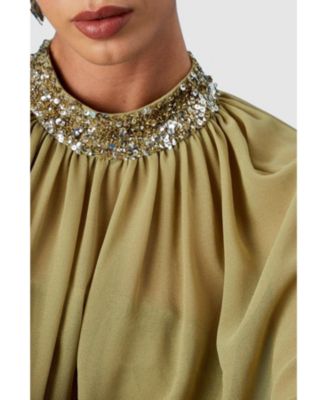 Women's Muse Chiffon Cape Dress