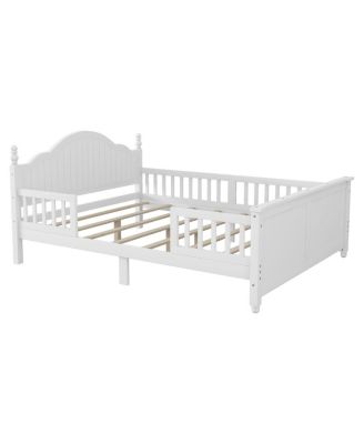 Wood Full Platform Bed with Headboard/Footboard