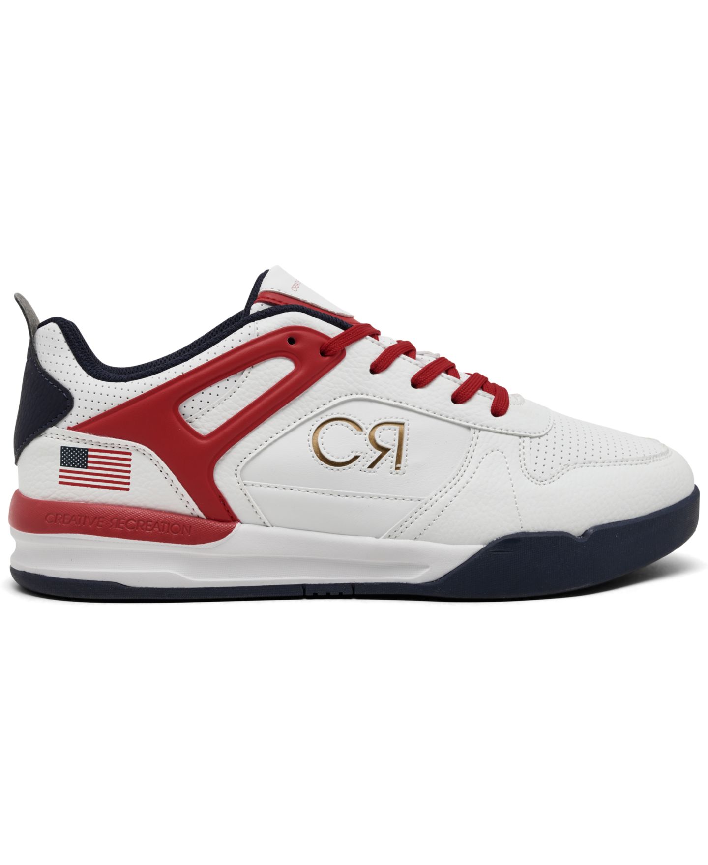 Мужские кроссовки Creative Recreation Rec Classic USA Casual, цвет: Белый / Тёмно-синий — фото 2