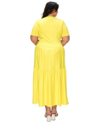 Plus Size Jourdan Tiered Maxi Dress