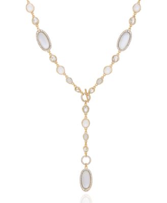 Gold-Tone Toggle Lariat Necklace