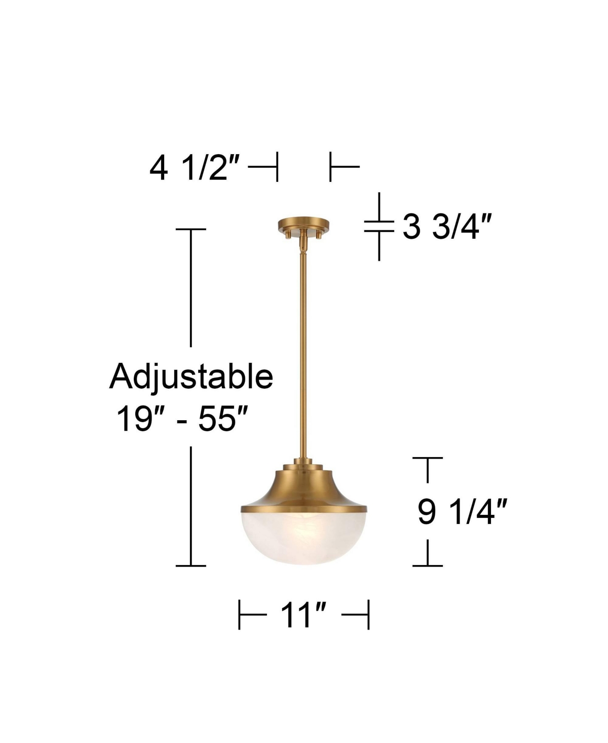 Possini Euro Design Zachary Warm Gold Mini Pendant Light Wide Modern White Glass Fixture for Dining Room House Kitchen Island