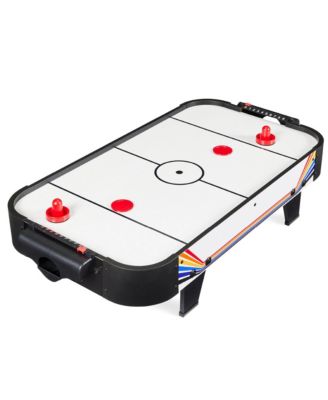 40in Air Hockey Arcade Table w/ 100V Motor, Electric Fan, 2 Strikers, 2 Pucks
