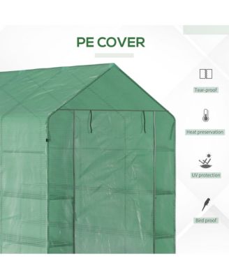 7' x 5' x 6' Walk-In house, PE Cover,