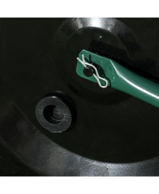 202.2 lbs Combination Push/Tow Lawn Roller Filled w/ or Water