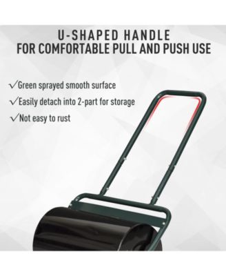 Push/Tow Lawn Roller, Yard Roller for Flattening Sod,