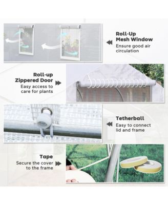 19.5'x10'x7' Outdoor house,Tunnel Walk-in House,