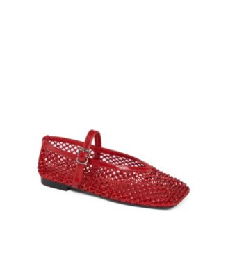 Christen Netted Leather Mary Jane