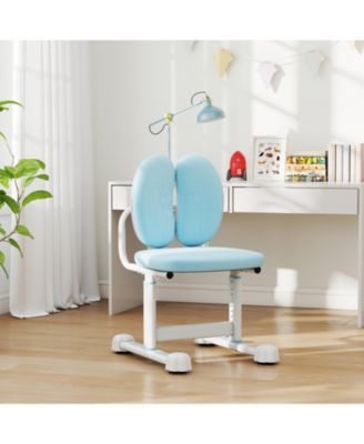 Kids Desk Chair with Double Back Support and Adjustable Height