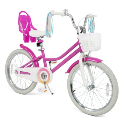 Kids Bike with Front Basket and Two Brake System for Secure Riding