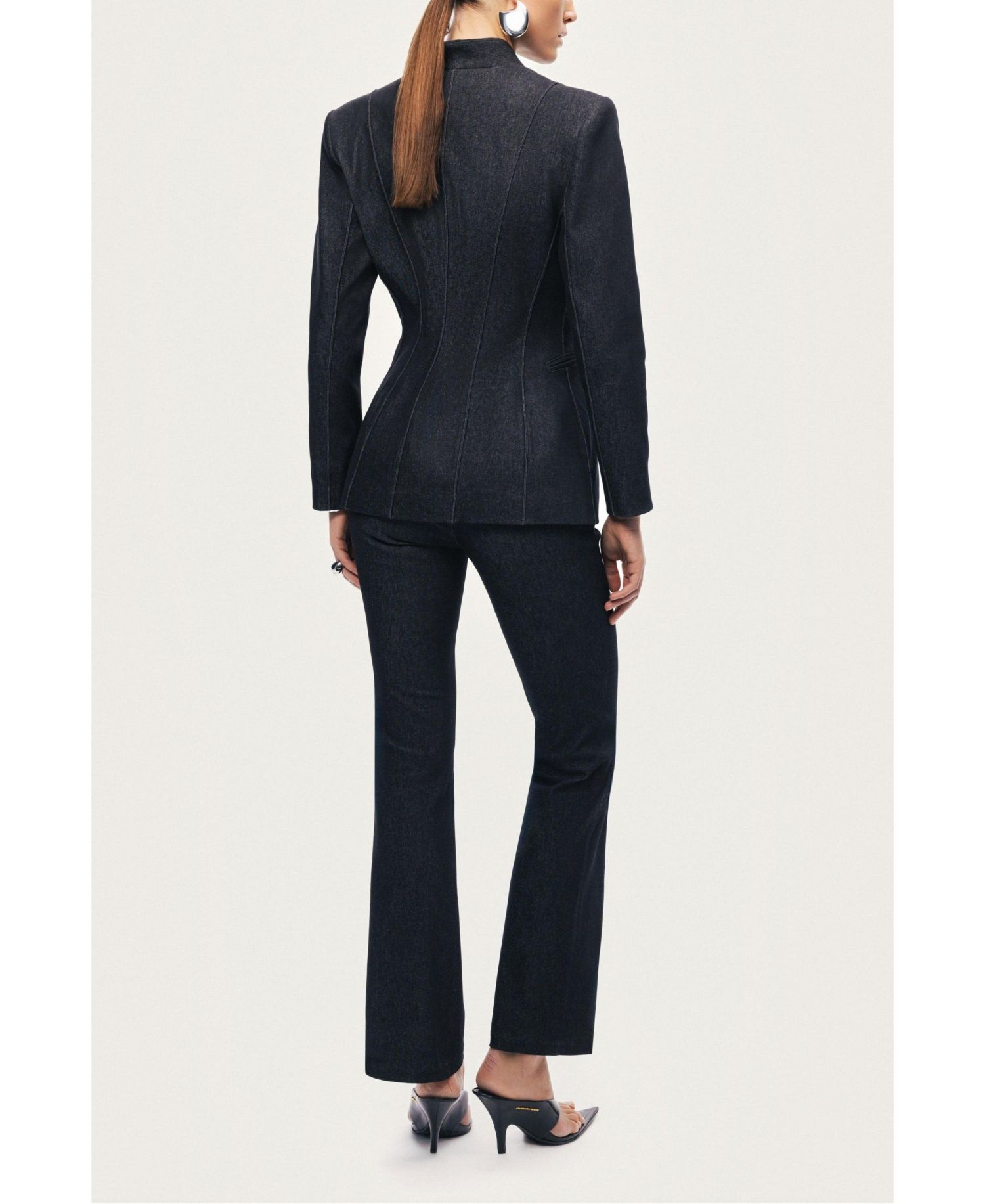 Women's Sharply Tailored Belt Detailed Blazer