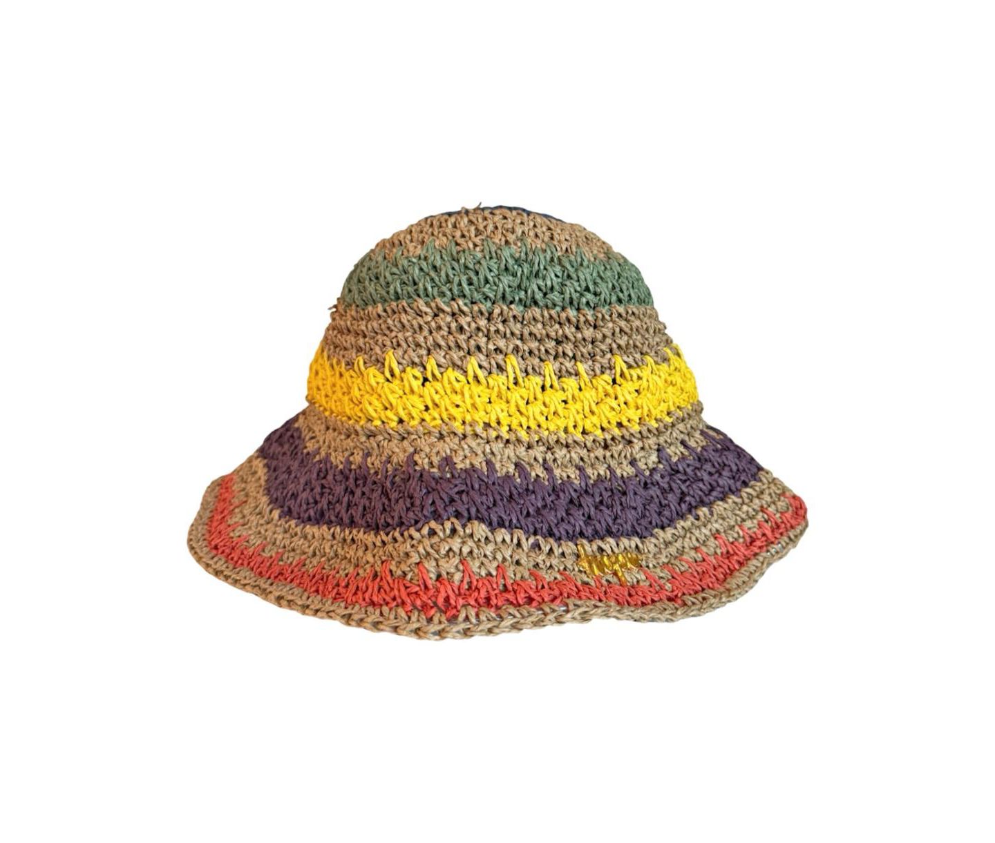Женская панама Headbands of Hope Raffia Woven Bucket Hat, цвет: Разноцветный — фото 1