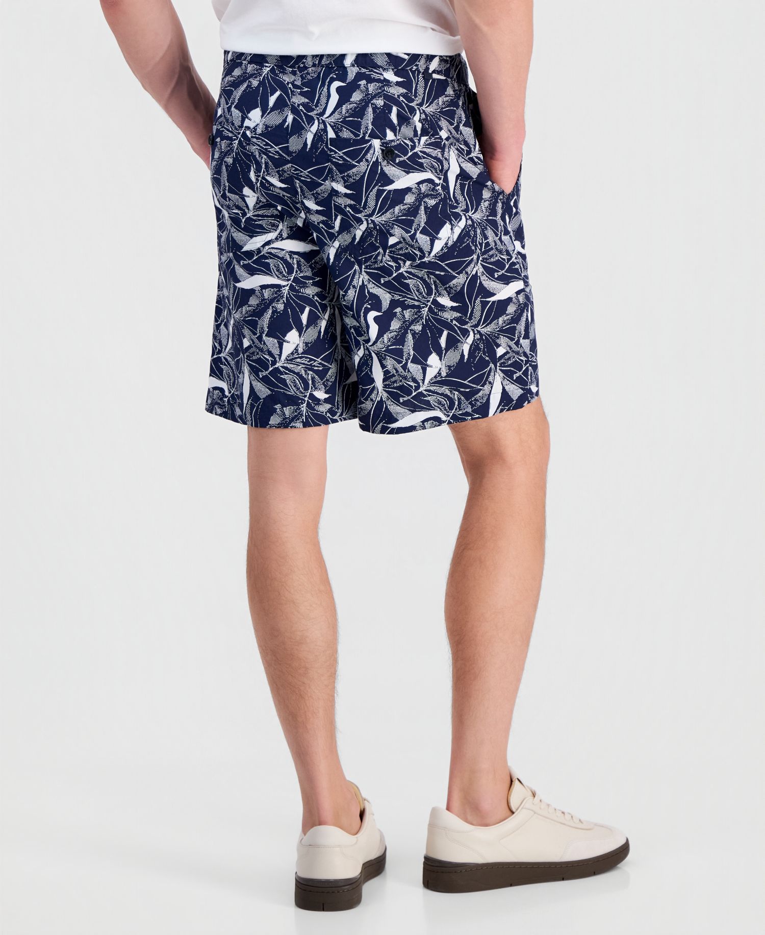 Men's Large Floral Print Shorts