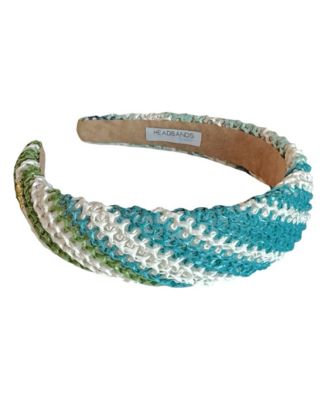 Women's Classic Padded Woven Raffia Headband