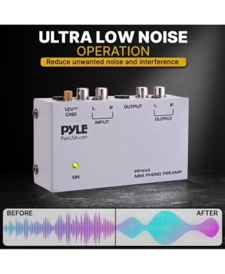 Ultra Compact Phono Turntable Preamp - DC 12V Adapter Included