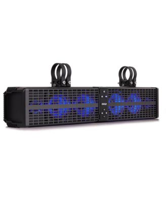 Powered Soundbar System with Built-in Amplifier and Bluetooth