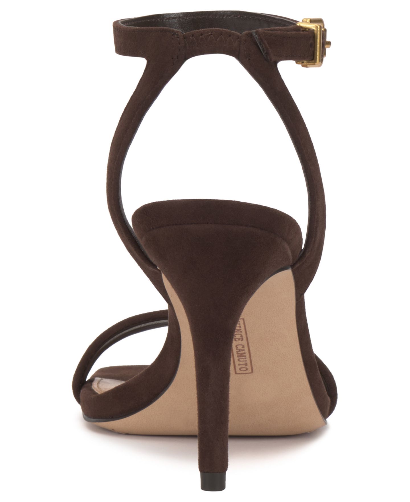 Женские сандалии Vince Camuto Saprenda Ankle-Strap Dress Sandals, цвет: Замшевый — фото 3