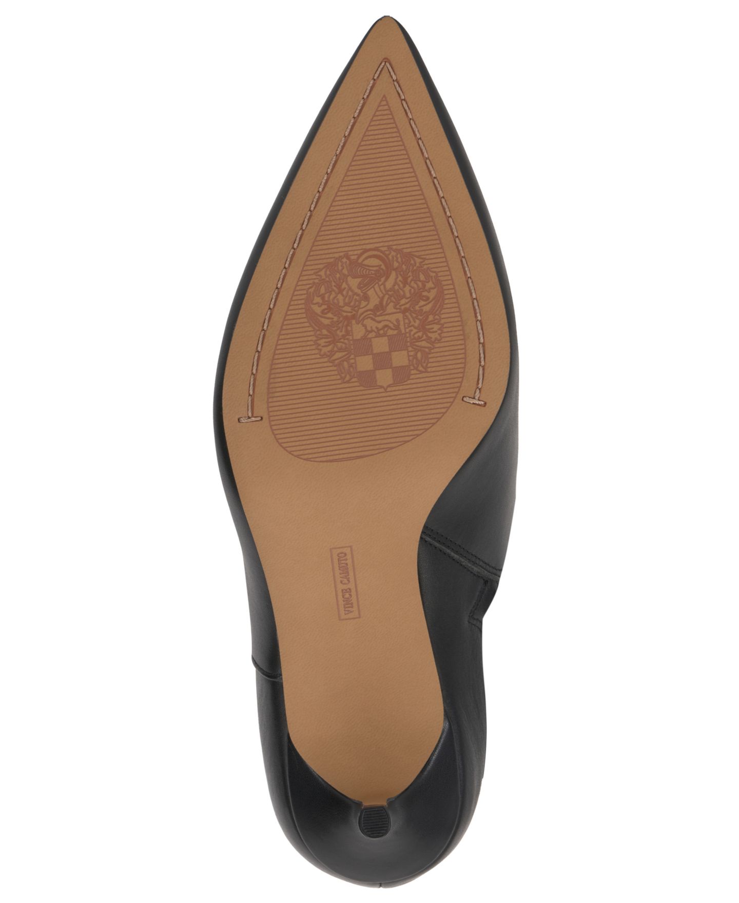 Женские ботинки Vince Camuto Meezo Stiletto Dress Boots, цвет: Чёрный кожаный — фото 5