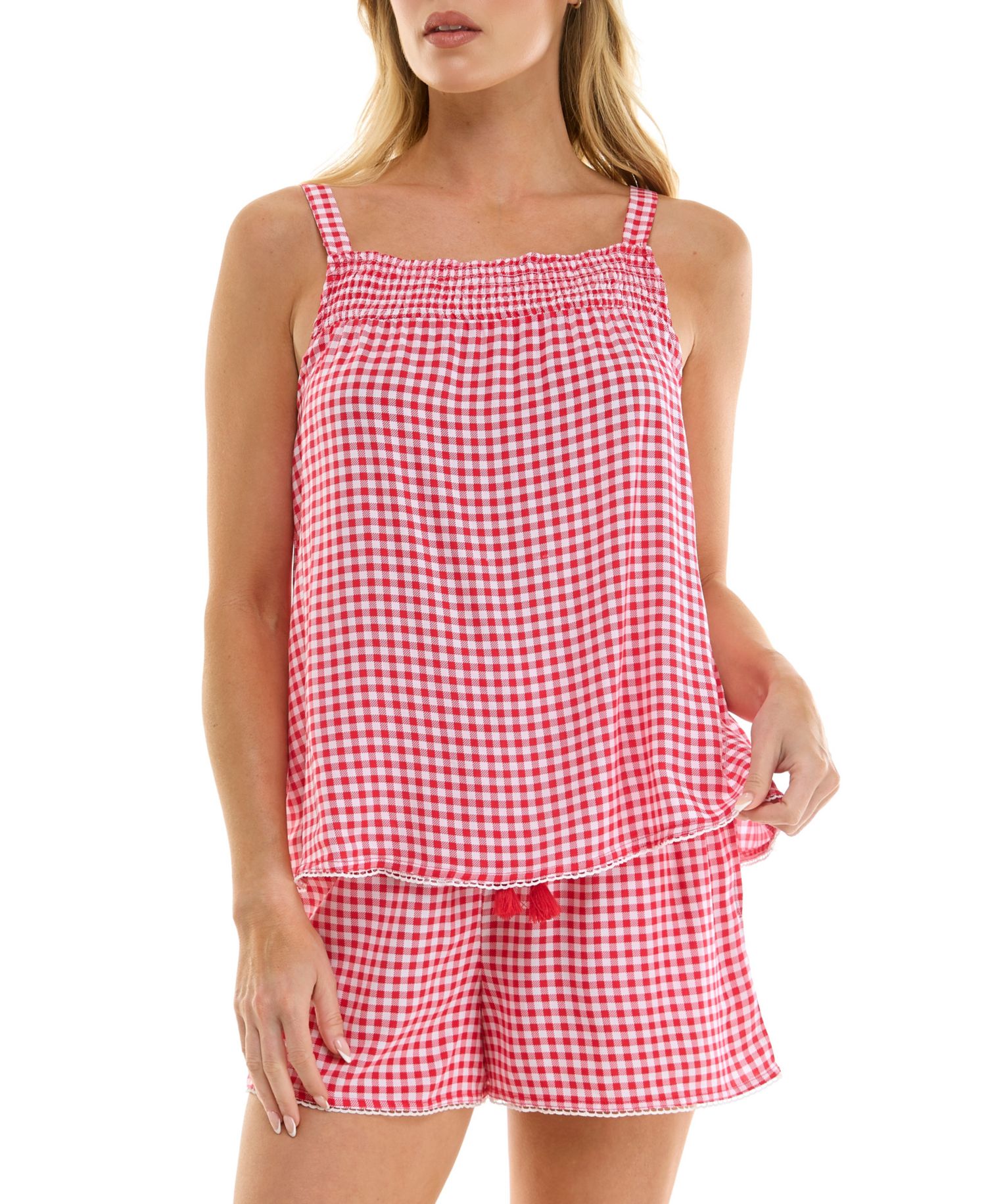 Women's Sleeveless Top and Pull-On Shorts, 2-Piece Set