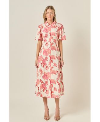 Women's A-Line Mini Shirt Dress