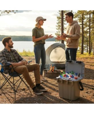 21-Quart Injection Molded Hard Cooler with 5-Day Ice Retention