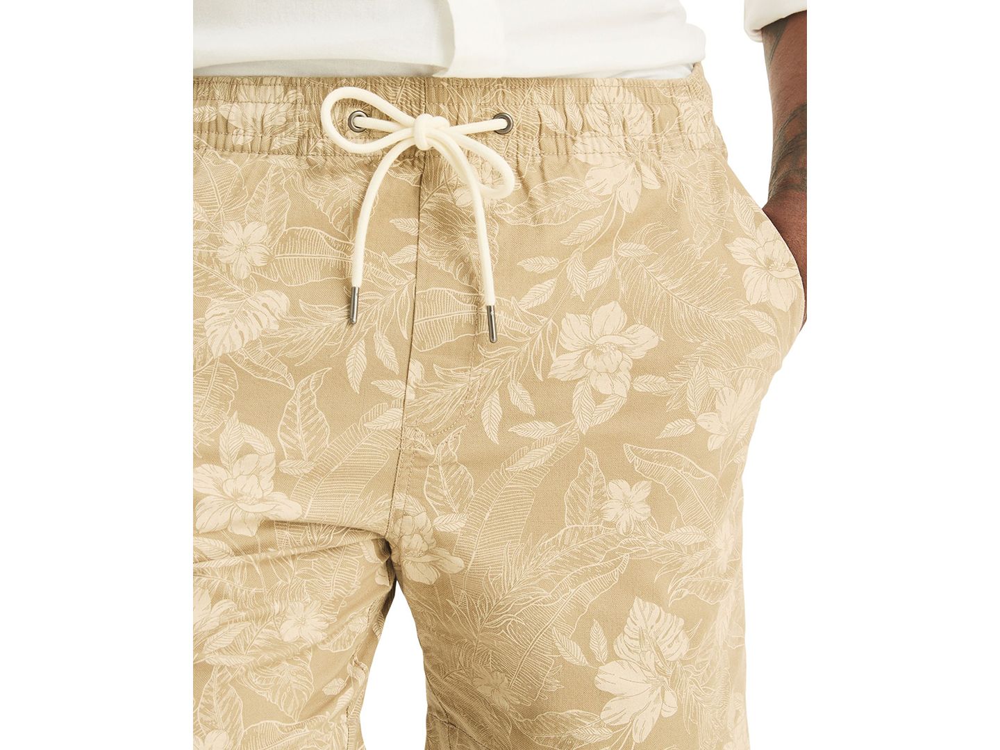 Мужские шорты Nautica 7" Printed Pull-On, цвет: Coriander — фото 3