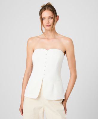 Women's White Dressy Tops | Macy's