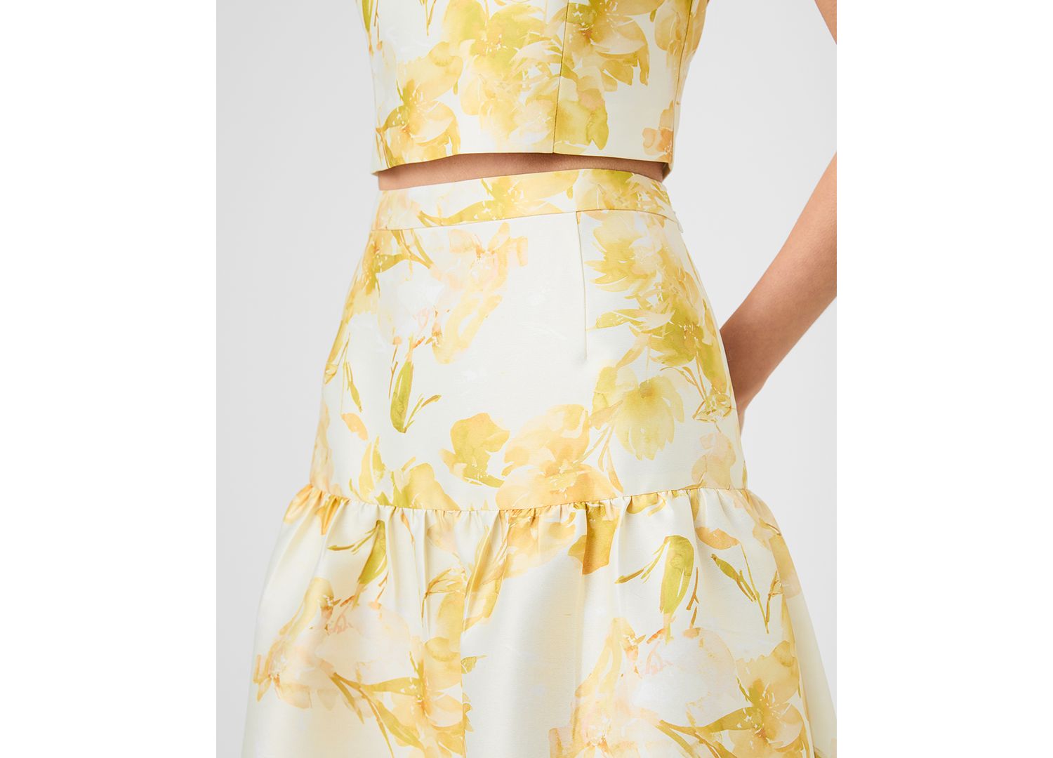Women's Printed Midi Skirt
