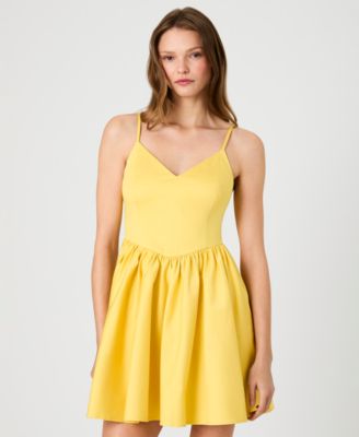 Women's Sleeveless V-Neck Mini Dress