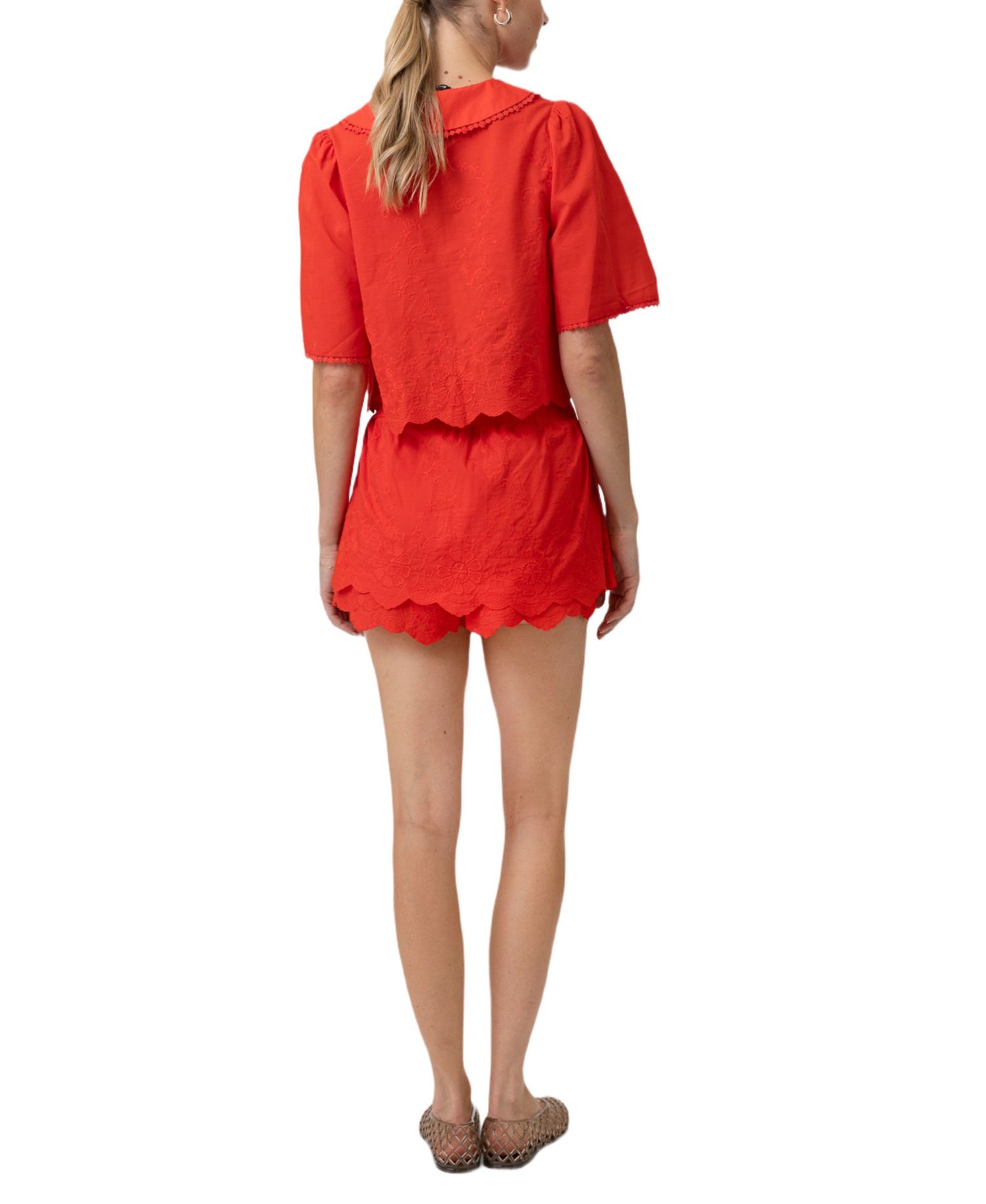 Women's Rou Scallop Edged Skort