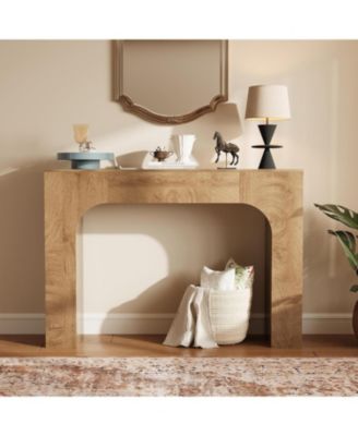 47 Inch Long Console Table for Entryway,Slim Narrow Entrance Tables,Foyer Accent,Hallway Table,Farmhouse Wood Sofa Table