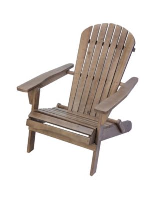 Grand Collection Folding Large Size Adirondack Chair Pine Wood