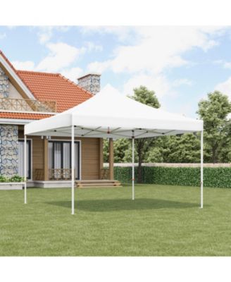 10x10 Ft Heavy-Duty Pop-Up Canopy Tent with Roller Bag, 1-Minute Setup UPF 50+ Waterproof Outdoor Sun Shade for Beach, Market and Patio