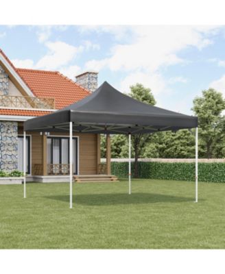 10x10 Ft Heavy-Duty Pop-Up Canopy Tent with Roller Bag, 1-Minute Setup UPF 50+ Waterproof Outdoor Sun Shade for Beach, Market and Patio