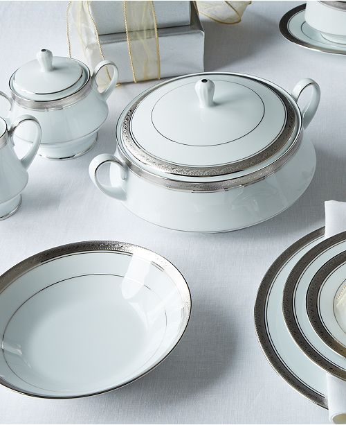 Noritake Dinnerware, Crestwood Platinum Collection & Reviews Fine