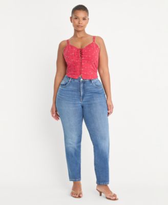 Petite Dolly Joleans Mid-Rise Ankle-Length Jeans