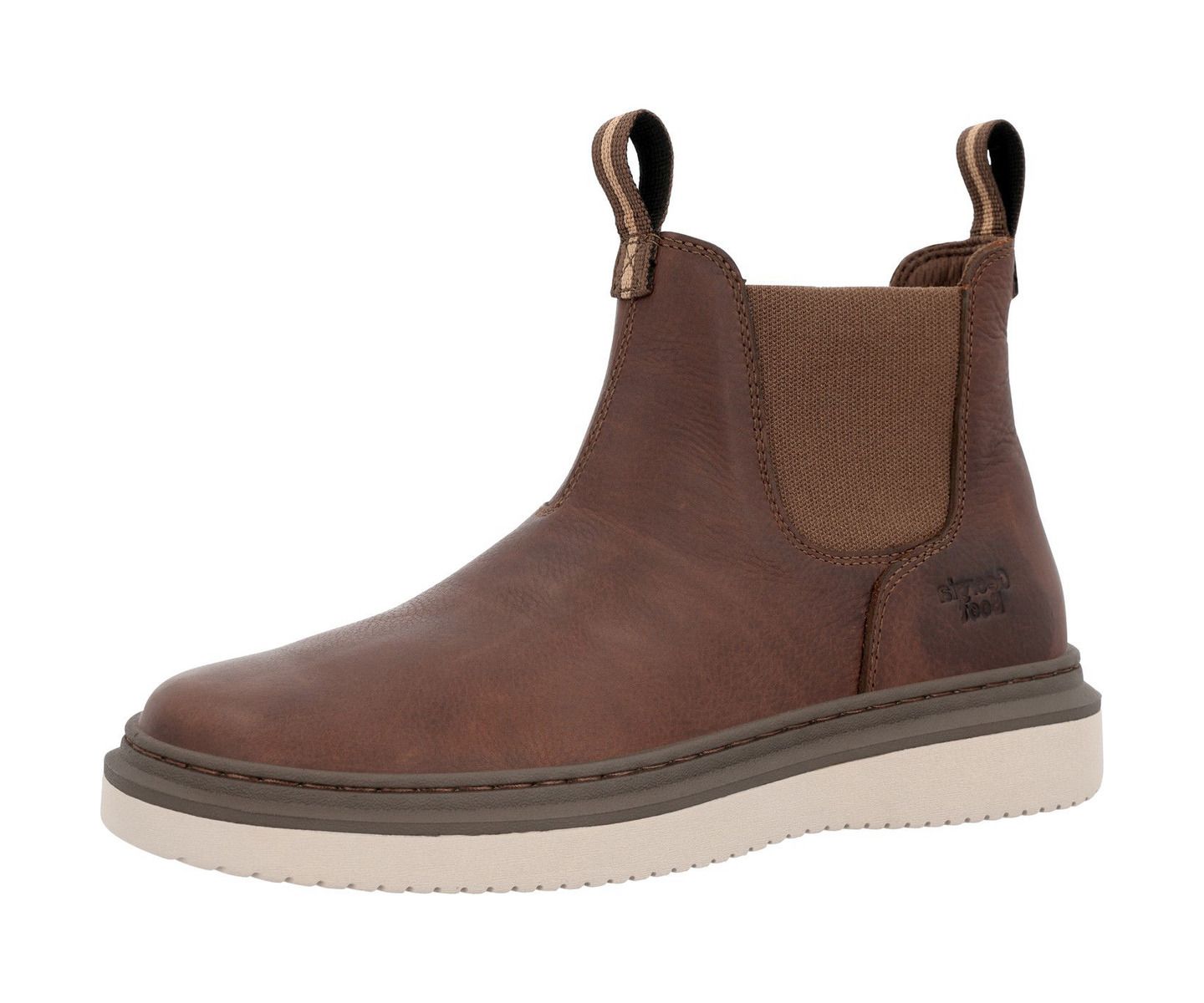 Мужские ботинки GEORGIA BOOT Wedge Superlyte Chelsea Work Boot, цвет: Коричневый — фото 5