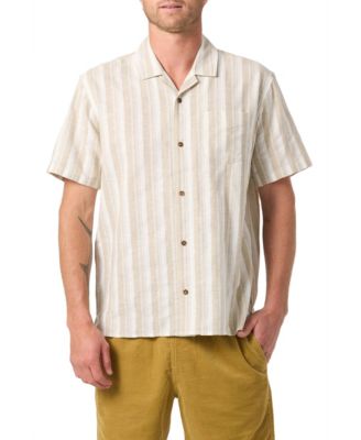 Men's Dobby Stripe Short-Sleeve Shirt