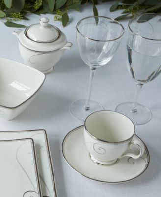 Platinum Wave Sugar & Creamer Set