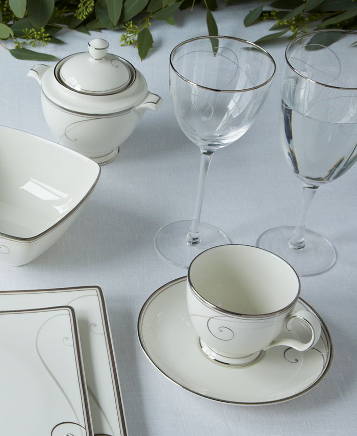 Noritake Dinnerware, Platinum Wave Square Collection Macy's