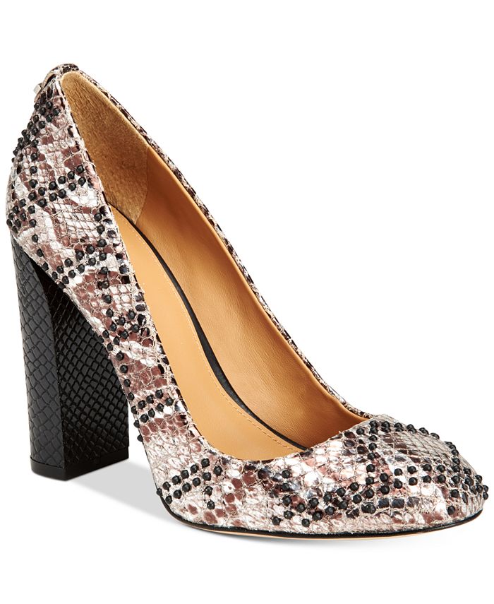 Calvin Klein Women s Junie Block Heel Pumps Macy s
