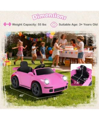  Ride-On Car for Kids, Licensed with Remote Control and Music