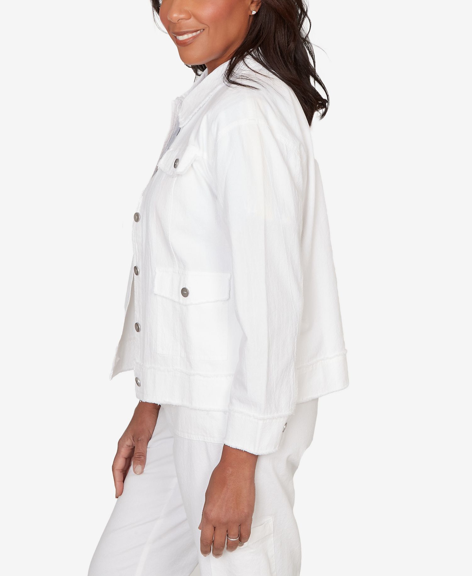 Women's Out of the Blue Patch Pocket Collared Jacket