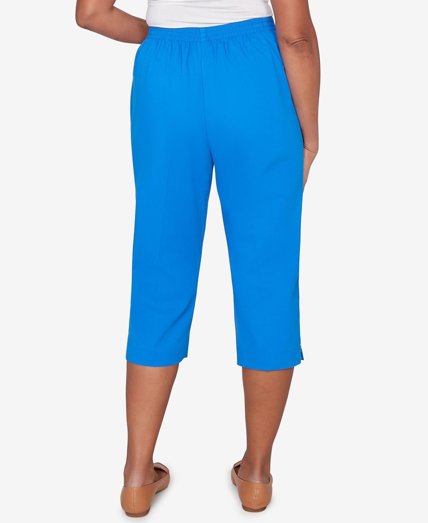 Women's Lady Liberty Heat Set Side Seam Pocket Capri Pants