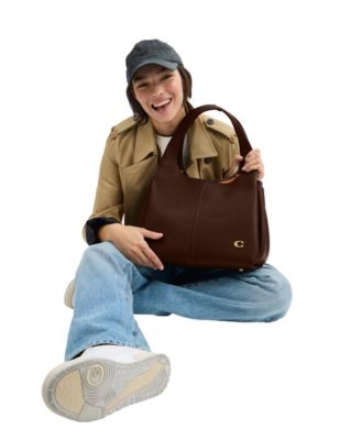 Lana Medium Pebble Leather Shoulder Bag