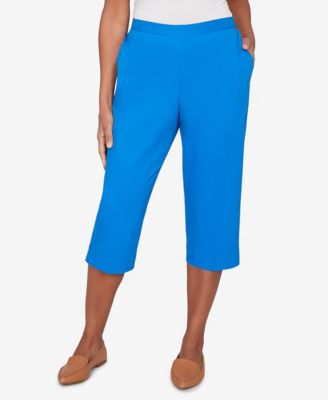 Women's Lady Liberty Heat Set Side Seam Pocket Capri Pants