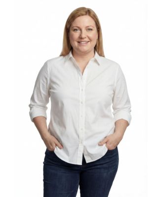 Plus Size Perfect Long Sleeve Shirt