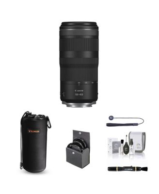 RF 100-400mm f/5.6-8 IS USM Lens, Bundle with 67mm UV Filter, Lens Cap Tether, Lens Case, LensPen Lens Cleaner and Cleaning Kit