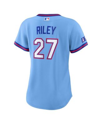 Women's Austin Riley Powder Blue Atlanta Braves 2026 City Connect Stadium Jersey