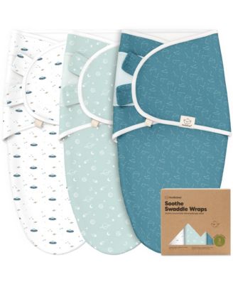 3pk Soothe Baby Swaddle, Organic Baby Swaddle Sleep Sacks, Newborn, Infant Swaddle Sack